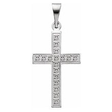 Load image into Gallery viewer, 18x12 mm Geometric Cross Pendant