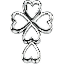 Load image into Gallery viewer, 28.75x20 mm Heart Cross Pendant