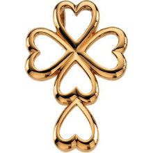 Load image into Gallery viewer, 28.75x20 mm Heart Cross Pendant
