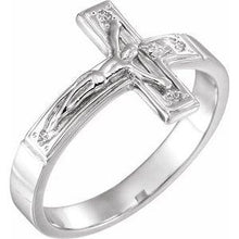 Load image into Gallery viewer, 12 mm Crucifix Chastity Ring