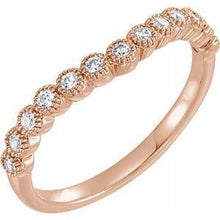 Load image into Gallery viewer, 1/5 CTW Diamond Contour Band
