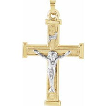 Load image into Gallery viewer, 32x23 mm Hollow Crucifix Pendant
