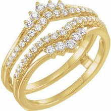 Load image into Gallery viewer, 1/2 CTW Diamond Ring Guard