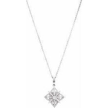 Load image into Gallery viewer, 1/6 CTW Diamond Vintage-Inspired 18" Necklace