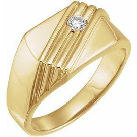 Men's Solitaire Ring