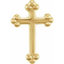 Load image into Gallery viewer, 14x9 mm Cross Lapel Pin