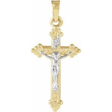 Load image into Gallery viewer, 25.5x13.5 mm Hollow Crucifix Pendant