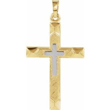 Load image into Gallery viewer, 20.5x14 mm Hollow Cross Pendant
