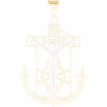 Load image into Gallery viewer, 17x14.5 mm Mariner's Crucifix Pendant