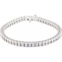 Load image into Gallery viewer, 9 1/3 CTW Diamond Line 7.25" Bracelet