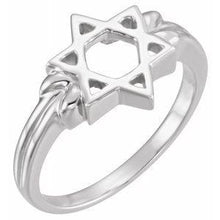 Load image into Gallery viewer, Star of David Ring