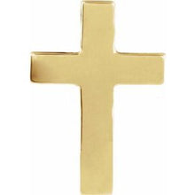 Load image into Gallery viewer, 11x8 mm Cross Lapel Pin