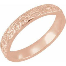 Load image into Gallery viewer, 3 mm Floral Band