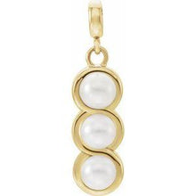 Load image into Gallery viewer, 4.0-4.5 mm Freshwater Cultured Pearl Pendant