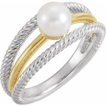 Load image into Gallery viewer, Freshwater Cultured Pearl Ring