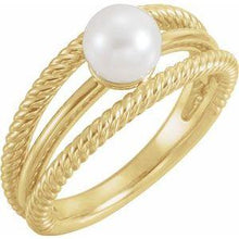 Load image into Gallery viewer, Freshwater Cultured Pearl Ring