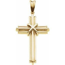Load image into Gallery viewer, Yellow 36.75x24.5 mm Cross Pendant