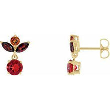 Load image into Gallery viewer, Multi-Gemstone Earrings