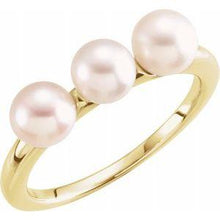 Load image into Gallery viewer, Freshwater Cultured Pearl Ring
