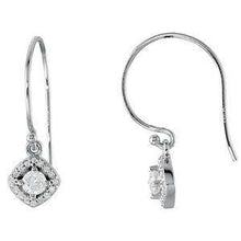 Load image into Gallery viewer, 3/8 CTW Diamond Earrings