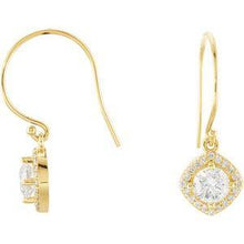 Load image into Gallery viewer, 3/8 CTW Diamond Earrings