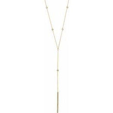 Load image into Gallery viewer, 1/3 CTW Diamond "Y" 15-17" Necklace