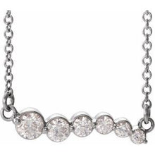 Load image into Gallery viewer, 1/4 CTW Diamond Graduated 16" Necklace