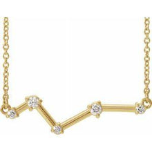 Load image into Gallery viewer, 1/10 CTW Diamond Constellation 16" Necklace