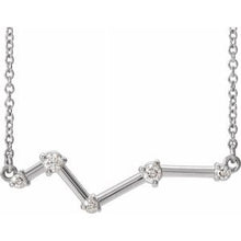 Load image into Gallery viewer, 1/10 CTW Diamond Constellation 16" Necklace