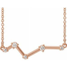 Load image into Gallery viewer, 1/10 CTW Diamond Constellation 16" Necklace
