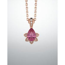 Load image into Gallery viewer, Pink Tourmaline & .03 CTW Diamond Pendant