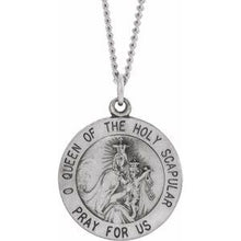 Load image into Gallery viewer, 25 mm Scapular Medal