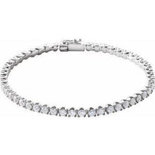 Load image into Gallery viewer, 2 CTW Diamond Line 7" Bracelet