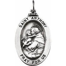 Load image into Gallery viewer, 25x18 mm St. Anthony of Padua Medal