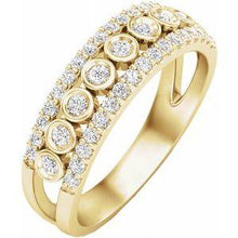 Load image into Gallery viewer, 1/2 CTW Diamond Anniversary Band
