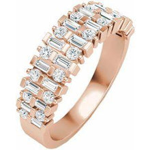 Load image into Gallery viewer, 3/4 CTW Diamond Anniversary Band