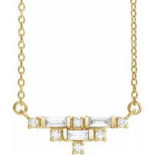 Load image into Gallery viewer, 1/4 CTW Diamond Art Deco 16" Necklace