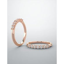 Load image into Gallery viewer, .06 CTW Diamond Negative Space Cross Ring