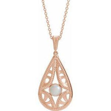 Load image into Gallery viewer, Vintage-Inspired Freshwater Cultured Pearl 16-18" Necklace