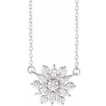 Load image into Gallery viewer, 1/2 CTW Diamond Vintage-Inspired 16" Necklace