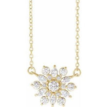 Load image into Gallery viewer, 1/2 CTW Diamond Vintage-Inspired 16" Necklace