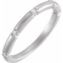 Load image into Gallery viewer, .07 CTW Diamond Five-Stone Anniversary Band