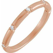 Load image into Gallery viewer, .07 CTW Diamond Five-Stone Anniversary Band