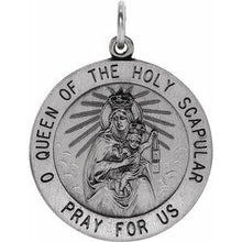Load image into Gallery viewer, 25 mm Scapular Medal