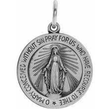 Load image into Gallery viewer, 18 mm Miraculous Medal