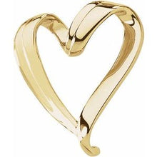 Load image into Gallery viewer, Heart Slide Pendant