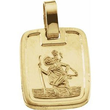 Load image into Gallery viewer, 13.1x11.2 mm St. Christopher Medal