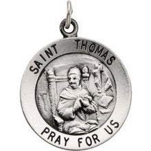 Load image into Gallery viewer, 18 mm Round St. Thomas Medal