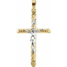 Load image into Gallery viewer, 28x18 mm Hollow Crucifix Pendant
