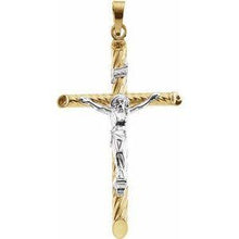 Load image into Gallery viewer, 28x18 mm Hollow Crucifix Pendant